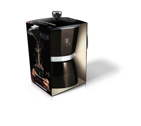 Berlinger Haus Cup Aluminium Coffee Maker Carbon Pro Makro