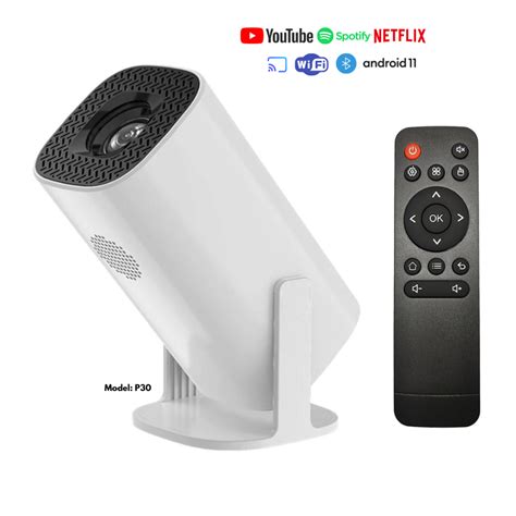 Mini Smart Android Portable Projector - 4K home theater Projector