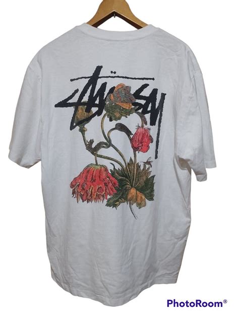 Stussy Withered Flower Men S Fashion Tops Sets Formal Shirts On