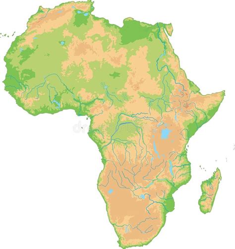 Outline Map African Continent Stock Illustrations 3 862 Outline Map