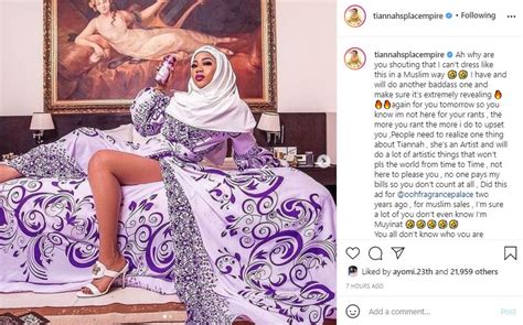 Toyin Lawani Shares Photo Of Herself In A Revealing Muslim Outfit After She Was Dragged Over Her