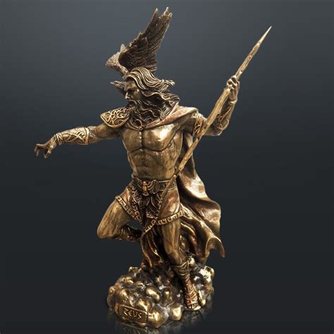 Greek God Of Thunder Zeus Cast Bronze Statue Zeus Statue Statue