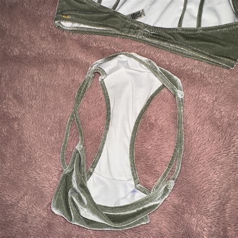 Victoria Secret Pink Bikini Khaki Green Olive Depop