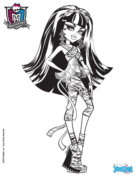 Coloriage Tete De Mort Monster High Haut Coloriage Hd Images Et