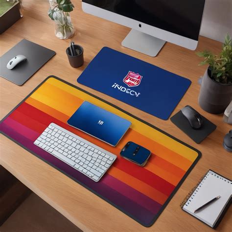 Customized Rubber Desk Mats And Mouse Pads With Printing On Large Size