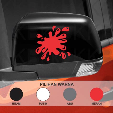 Jual Stiker Spion Mobil Cipratan Splash Liquid Stiker Cutting Sticker