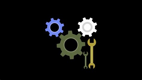 Services Gear Icon Animation Loop Motion Stock Motion Graphics Sbv