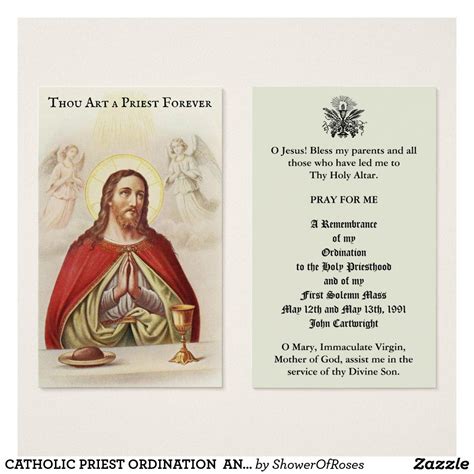 Pin En Priests Ordination Cards And Ts