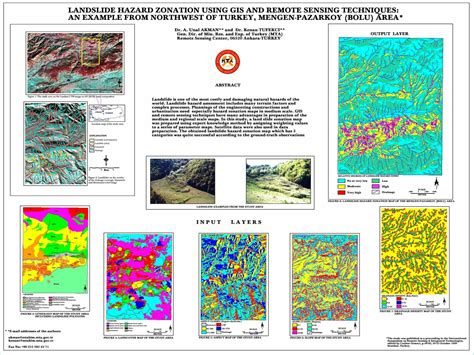 Pdf Poster Landslide Hazard Zonation Using Gis And Remote Sensing