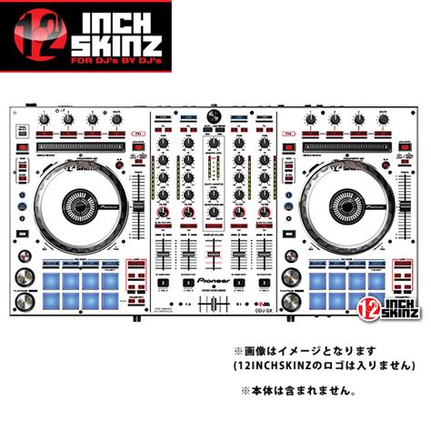 【楽天市場】12inch Skinz Pioneer Ddj Sx Skinzwhiteblack 【ddj Sx用スキン】 お中元