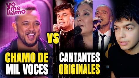 El Chamo De Las Mil Voces Vs Originales Comparaci N De Voces Yo Me