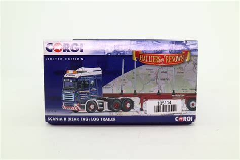 Corgi Cc Scania R Cab Artic Log Trailer Mcfadyens Transport Ltd