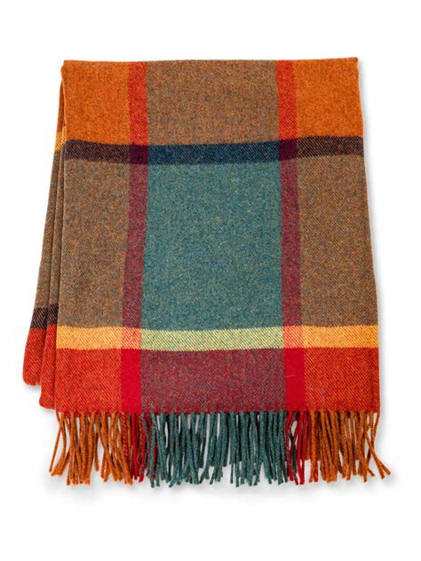 Plaid aus irischer Lambswool - THE BRITISH SHOP