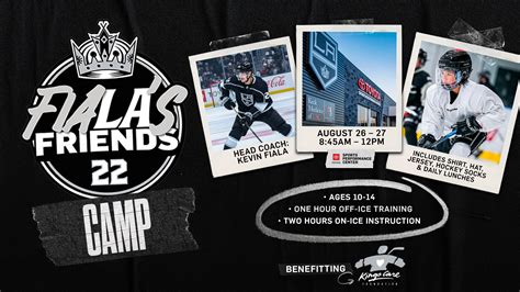 Fialas Friends Youth Hockey Camp La Kings Hockey Development