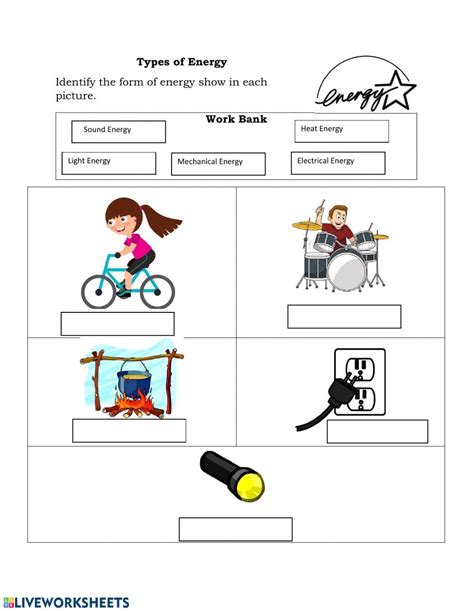 Energy Worksheet For Grade