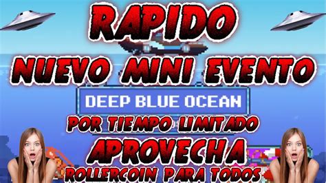 Rollercoin Nuevo Mini Evento Deep Blue Ocean Rollercoin