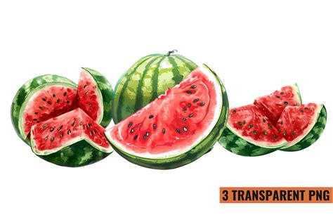 Summer Watermelon Sublimation Clipart Graphic By Craftart Creative