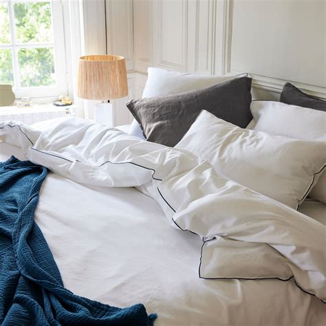 Housse de couette • Matières naturelles • Blanc Cerise