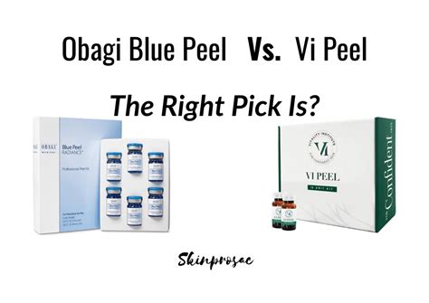 Obagi Blue Peel VS Vi Peel The Right Pick Is Collagen Mentor