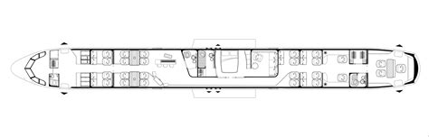 Private Jet Interior Floor Plan