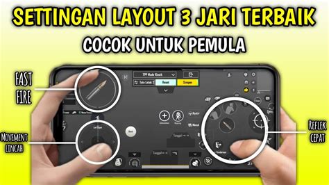 CARA SETTING CONTROL LAYOUT PUBG MOBILE SETTINGAN LAYOUT 3 JARI