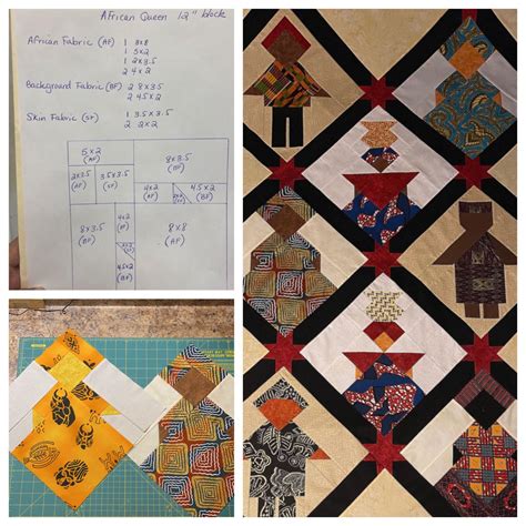 African Queen Quilt Block African Quilts Quilts Quilt Patterns