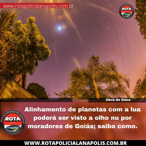 Alinhamento de planetas a lua poderá ser visto a olho nu por