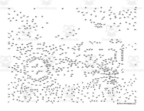 Farm Tractor Extreme Difficulty Dot To Dot Connect The Dots Pdf By Teach Simple