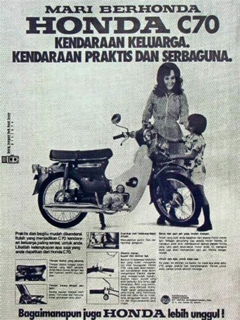 Poster Poster Iklan Motor Jadul Ini Membuktikan Kalo Motor Dan Cewek