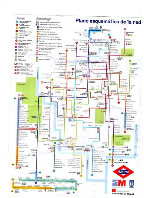 Madrid Metro Map - Madrid Guide