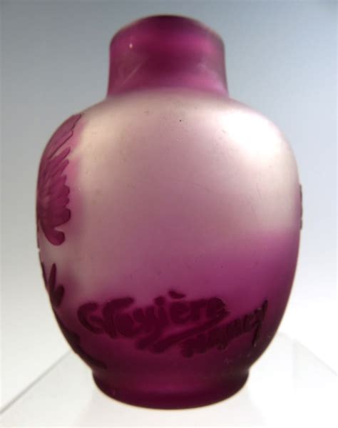 French Nancy Cameo Glass Vase Charles Vessiere 882229 Uk