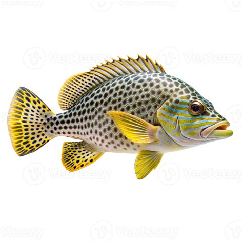 Sweetlips isolated on a translucent background 48068425 PNG