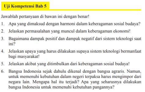 Kumpulan Soal Kelas 9 Harmoni Keberagaman Masyarakat Indonesia Materi