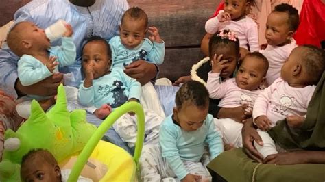 World Record Nonuplets 9 Babies Born At Same Time Return Home To Mali