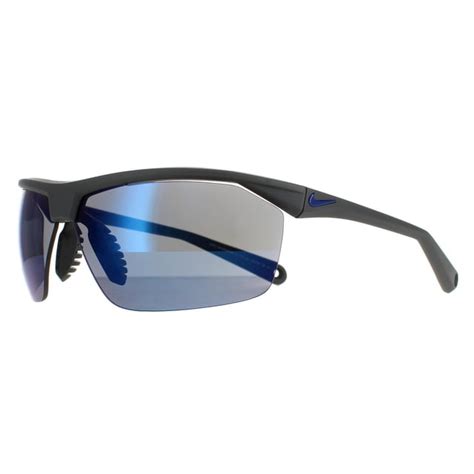 Nike Semi Rimless Mens Matte Magnet Grey Royal Blue Blue Mirror Tailwind 12 Ev1128