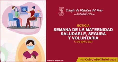 Semana De La Maternidad Saludable Segura Y Voluntaria Colegio