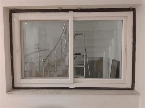 White UPVC Door Frame 9 14 Mm Toughened Glass At Rs 650 Square Feet