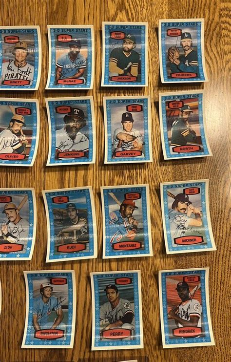 Kellogg S D Superstars Lot Cards Pete Rose Mike Schmidt