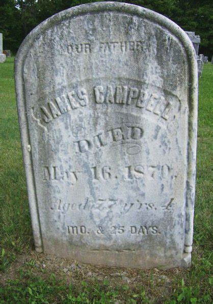 James Campbell 1792 1870 Find A Grave Memorial