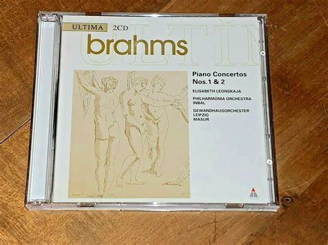 Brahms Piano Concertos 1 2 ELISABETH LEONSKAJA INBAL MASUR TELDEC 2CD