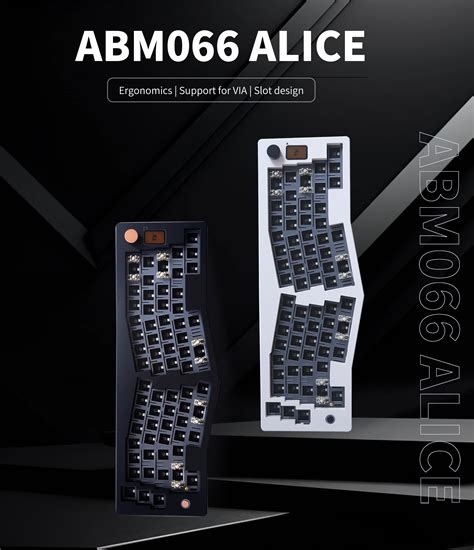 Abm Barebones Kit Alice Layout Via Programmable Hot Swappable Bluetooth Ghz Type C