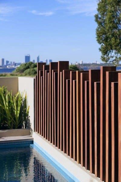 Top 70 Best Wooden Fence Ideas Exterior Backyard Designs