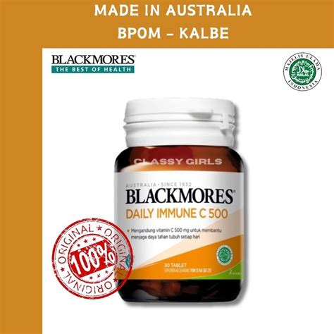 Jual Blackmores Daily Immune C Mg Tablet Vitamin C Mg