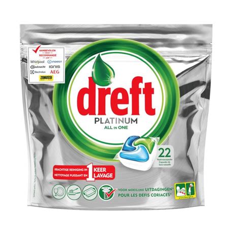 Dreft Platinum All In One Tabletki Do Zmywarki 22 Sztuki