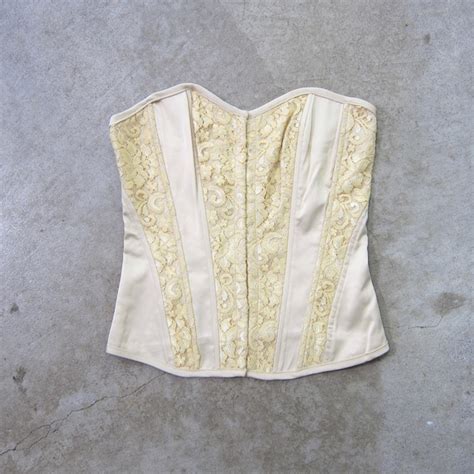 Nude Strapless Corset Etsy