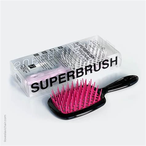 Black & Pink Janeke Superbrush | 71SP226 FFL