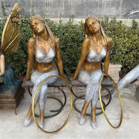 Outdoor Home Decor Metal Naked Sexy Woman Bronze Statues Garden Life Size Statue Sculpture