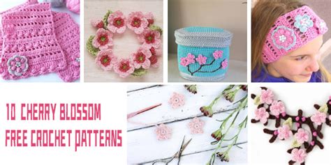 Crochet Cherry Blossom Free Patterns Igoodideas