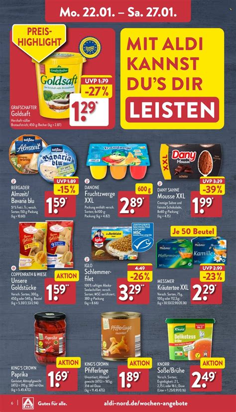 Aldi Nord Prospekt Ab Montag