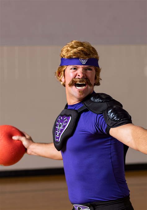 Dodgeball Purple Cobra Costume For Adults